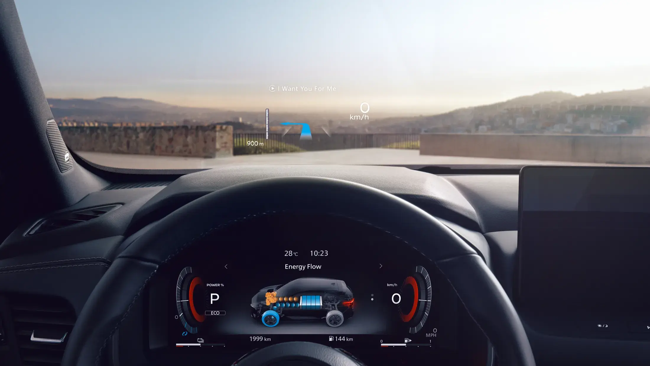 10.8'' head-up display